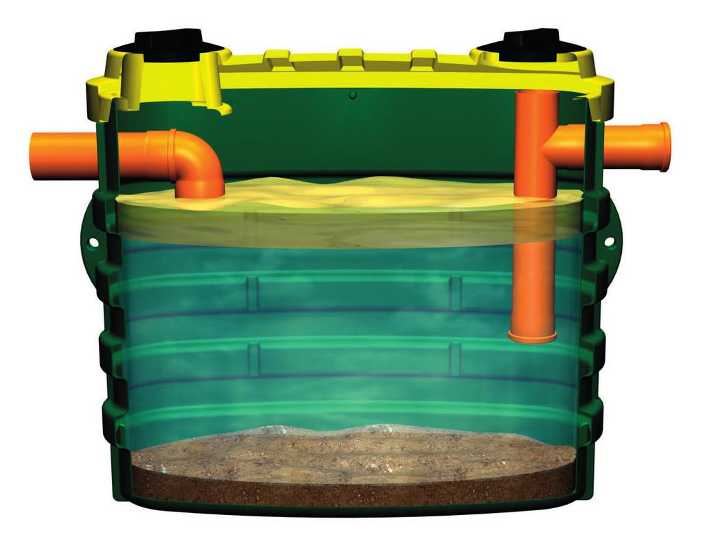 DEGRASSATORE ELIPSE APPLICAZIONI Entrata Sfiato Biogas Uscita Le vasche corrugate Elipse sono state pensate appositamente per le condizioni di installazione più difficili, infatti garantiscono