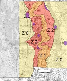 .. Studio per il PSC di Castelnovo ne Monti (2003) Classe Ac Spettri di risposta al sito per Castelnovo ne Monti Classe Bc B, C, E D E questo uno dei