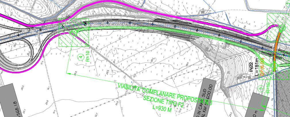 5 VIABILITÀ COMPLANARE PROPOSTA N.3 La Viabilità complanare proposta n.