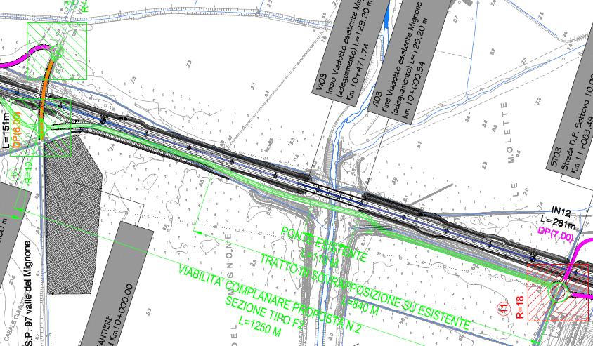 Figura 12 Viabilità complanare