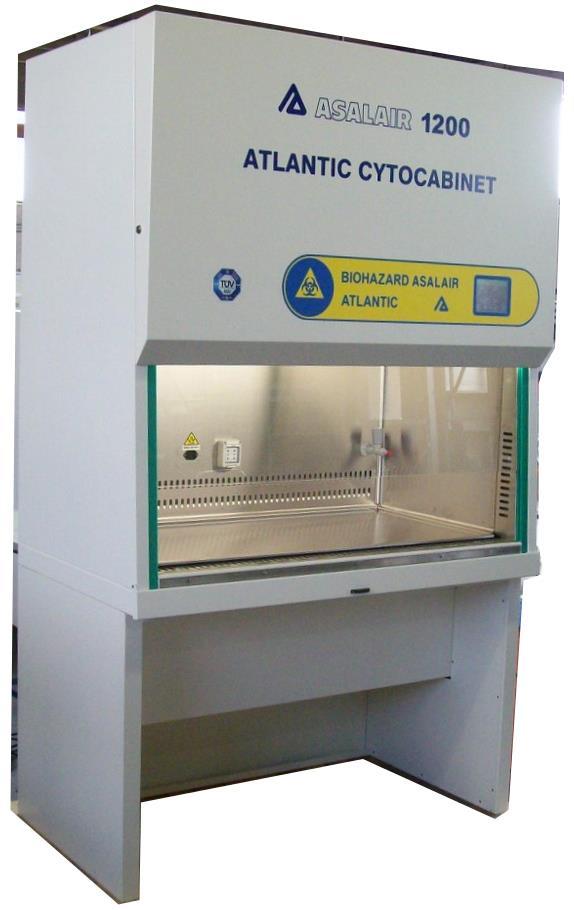 CAPPA ASALAIR BIOHAZARD ATLANTIC CYTOCABINET CABINA DI SICUREZZA MICROBIOLOGICA CLASSE II