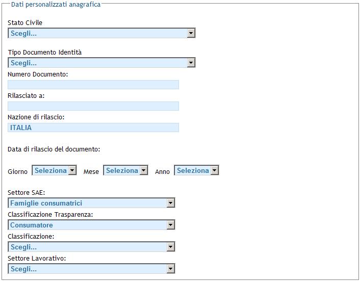 Completato l inserimento dei