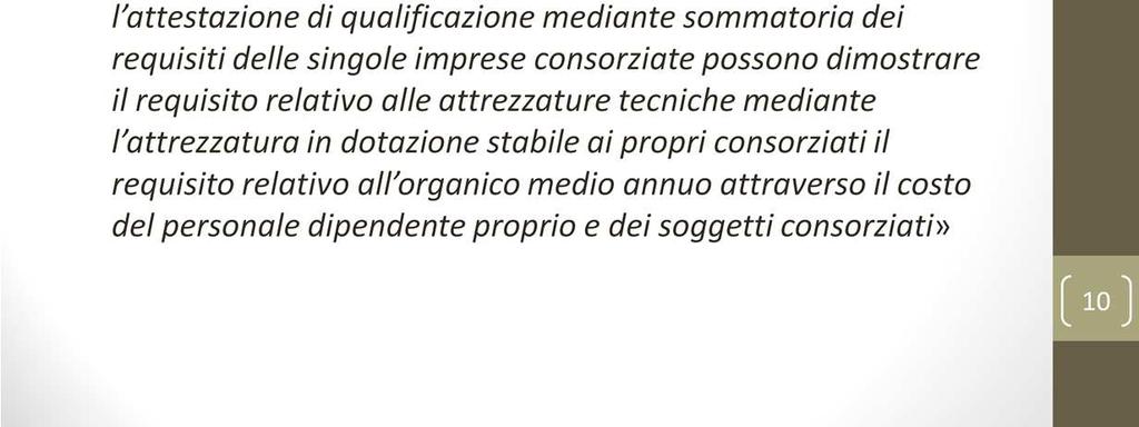 D.Lgs.163/2006, art. 36, co. 7: Il consorzio stabile si qualifica sulla base delle qualificazioni possedute dalle singole imprese consorziate.