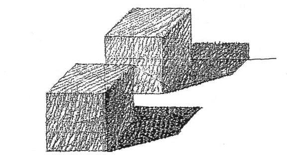 Fig. 8 Invariante n 6: la prospettiva aerea fa sì che gli oggetti più lontani appaiano complessivamente più chiari di quelli vicini. 5.