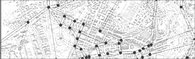 Grao stradale urbano I nodi rappresentano tipiamente intersezioni; Gli arhi rappresentano