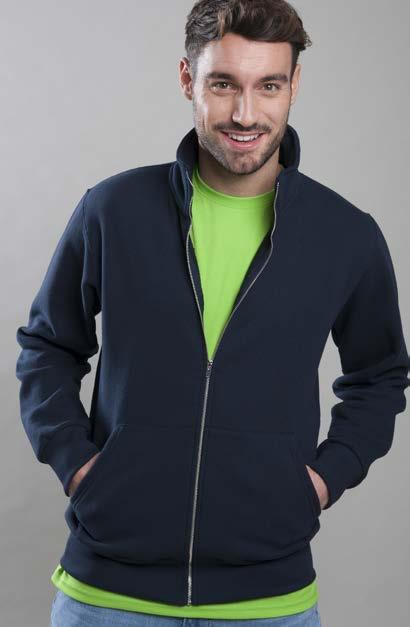 PLUS Cappuccio collo zip IT4230 IT4290 IT4270 NEW NEW NEW Felpa Stretch cappuccio collo zip 70% Cotone - 25% Poliestere - 5% Elastane 290 gr/m² Manica dritta Zip in metallo color acciaio Morbido