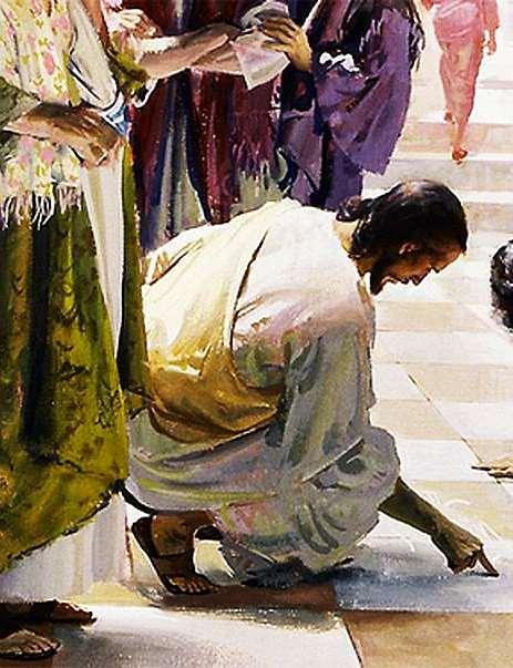 Chiamato a non pecare Giovanni 8.1-11 Ma Gesù, chinato verso il suolo, scriveva in terra con il dito.