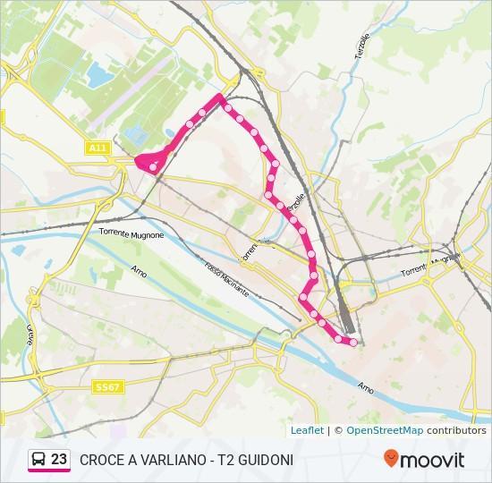 Direzione: Stazione Scalette T2 Guidoni 20 fermate VISUALIZZA GLI ORARI DELLA LINEA Orari della linea bus 23 Orari di partenza verso Stazione Scalette T2 Guidoni: Stazione Scalette 6 Piazza della