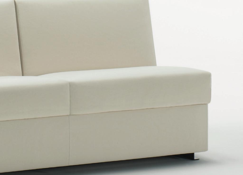 Cuscini di seduta in memory foam Componibilità completa Seat cushions in memory foam