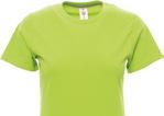 Women s short-sleeved fitted crew neck t-shirt, with 1.