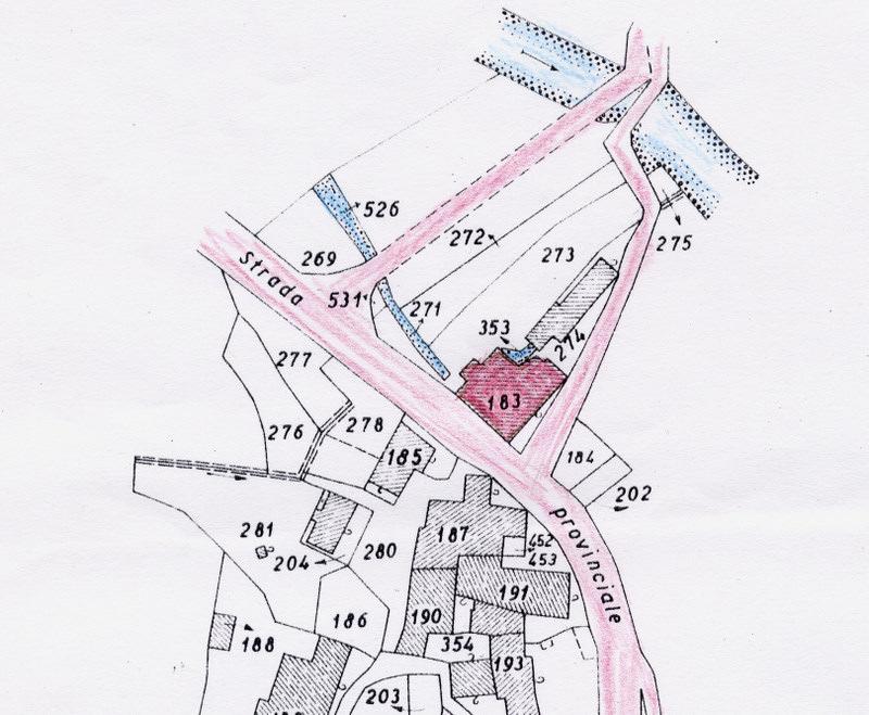 p. 1970, N.C.E.U. Fg. 69, partic. 183 1980, Repertorio dei Beni Architettonici e Ambientali S.