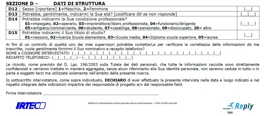 Questionario