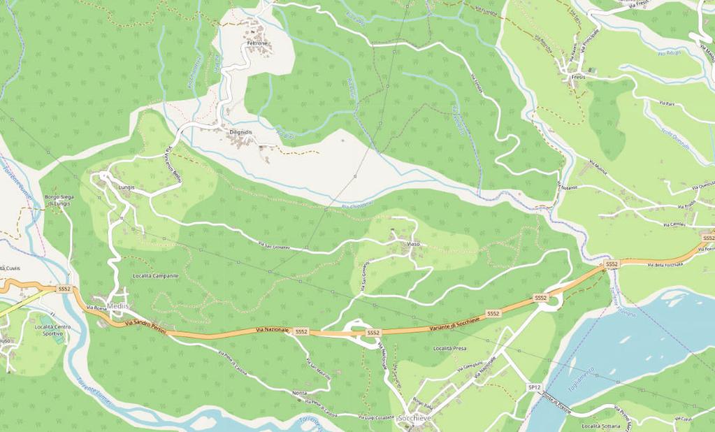 La strada si imbocca presso la Latteria di Enemonzo e porta all abitato di Feltrone. 8.9 MIN MAX 2.28 DETTAGLI LUNGHEZZA 07.40 km TIP. FONDO 00% Asfalto altezza MIN 92 s.l.m. altezza max 724 s.l.m. ALTIMETRIA PROVA SPECIALE ORARI E LUOGHI DI CHIUSURA STRADA Sabato Luglio 209 dalle 6.