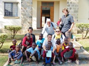 12 th August Dala Kiye is closed as children leave for their respective homes for a two week break. Caregivers of the children picked them up from the center.