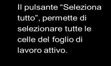 contenuto della cella attiva Pulsanti di