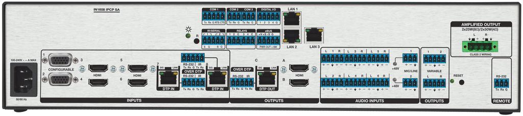 Processore di controllo integrato POCESSOE DI CONTOO IP PO INTEGATO Il processore di controllo IPCP Pro 0 integrato in IN08 IPCP offre tutte le caratteristiche avanzate, la potenza di elaborazione e