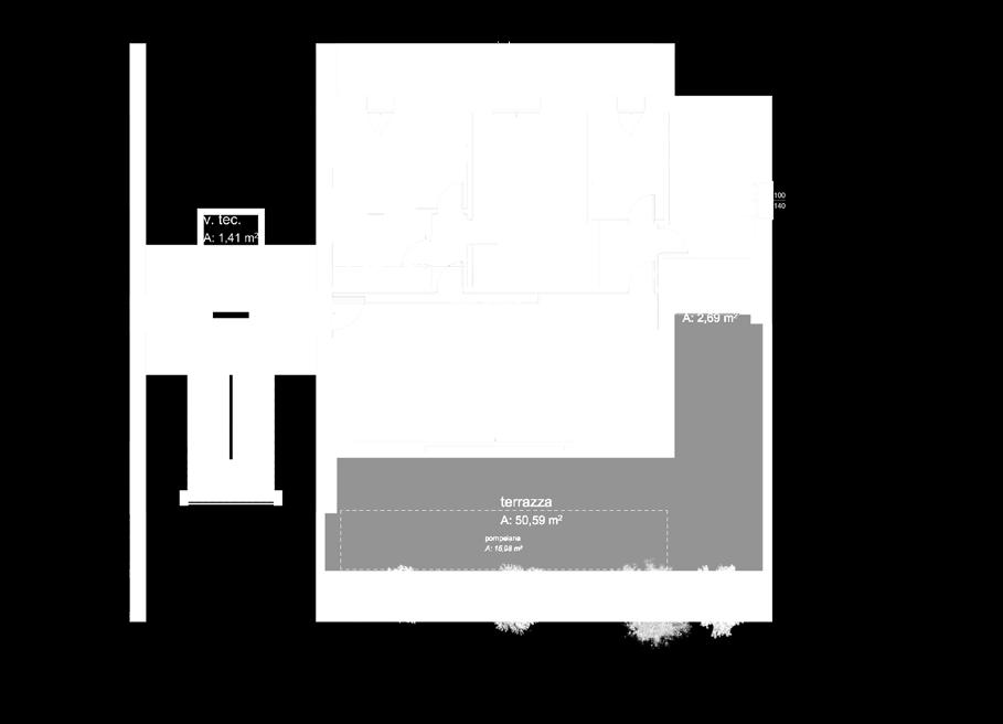 16,36 mq / Terrazze: 50,59