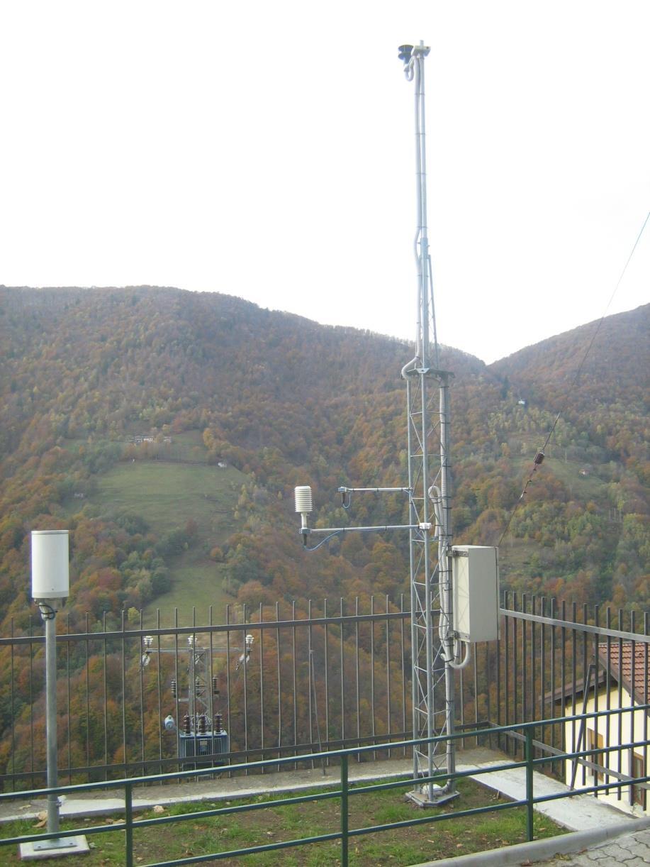 La stazione meteorologica di San Nazzaro Val Cavargna Rete