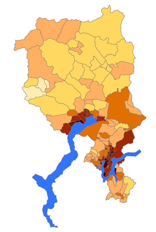 Le differenze tra zone urbane e zone rurali