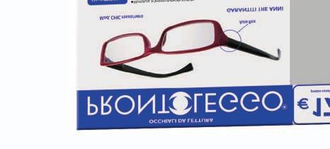 Kit PRONTOLEGGO CHIC: n 24 occhiali in 4 colori, diottrie assortite da +1,00 a 3,50 Montatura: