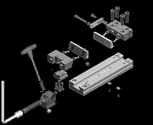 Gerardi modular system StandardFLEX SERIES VISES QUIK MNUL J PLTES NGE 5 6 40 kn 40 kn 200 300 400 500 600 200 300 400 500 600 700 800 96 296 63 78 70 78 495 595 695 795 895 535 635 735 835 935 035