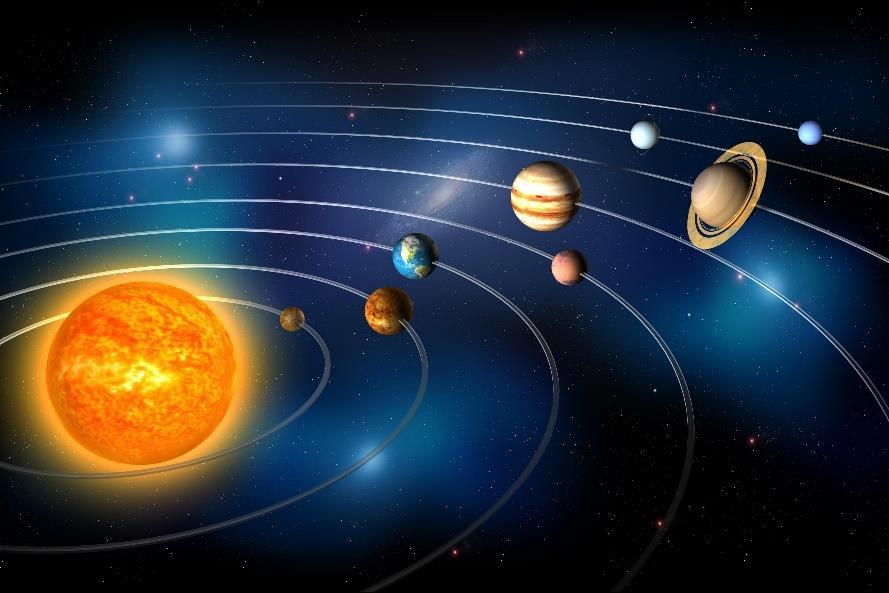geocentrico Tolemaico e afferma che è il sole al centro del mondo e la terra e gli altri pianeti gli girano intorno.