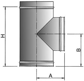 Moduli isolati - Realizzato con processo di imbutitira. Tee a 90 - Non portante.