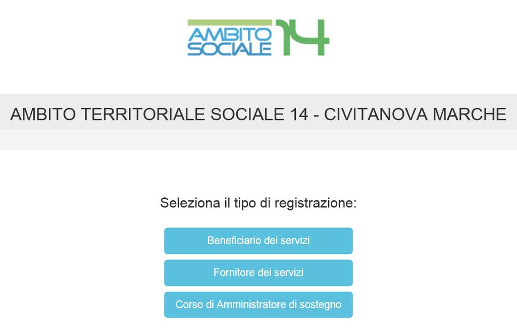 Cliccando sulla voce "REGISTRATI in basso a sinistra si accede alla fase di autenticazione oppure, qualora provvisto,