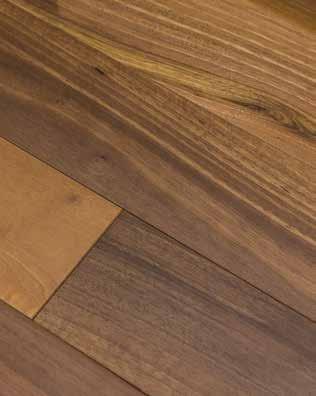 lacquer Bisellatura / Bevel: Spigolo vivo noce nazionale: micro bisellato Square edge european walnut: micro beveled Riscaldamento a pavimento / Floor heating: Adatto / Suitable Wood 10 mm - DOUSSIÉ