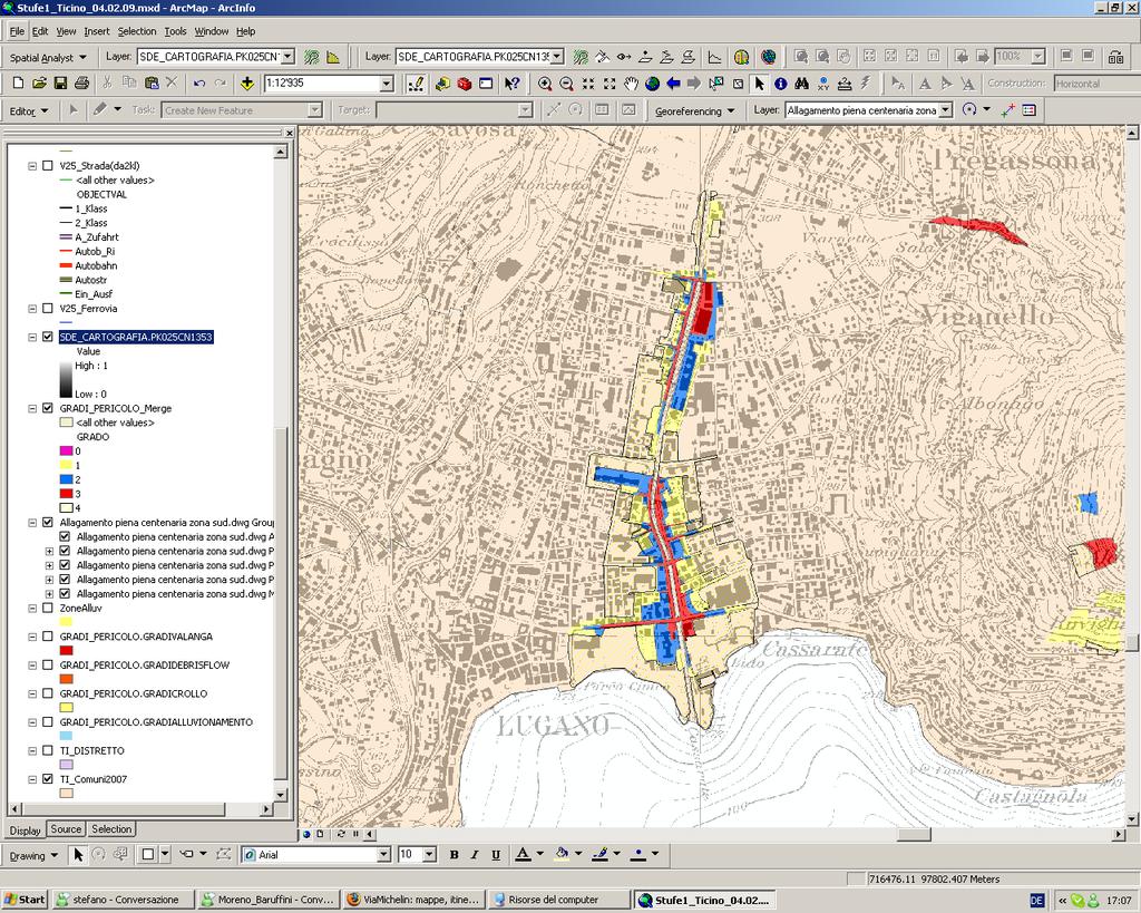 Analisi del rischio I GIS, risolvendo il problema della