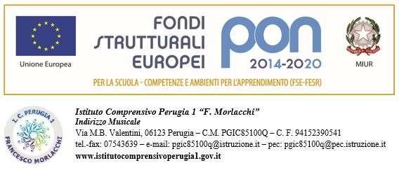 Vedi segnatura di protocollo Codice Progetto : 10.2.1A-FSEPON-UM-2017-19 CUP: J97I17000260007 Oggetto: programma operativo nazionale 2014-2020. per la scuola competenze e ambienti per l apprendimento.