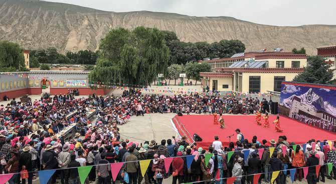 TIBET PROVINCIA DEL QINGHAI SCUOLA DI DONGCHE TIBET PROVINCIA DEL QINGHAI Progetti SAD attivi nel 2017 76 Codice progetto: 0505 Descrizione del progetto e località di intervento: la Scuola Elementare