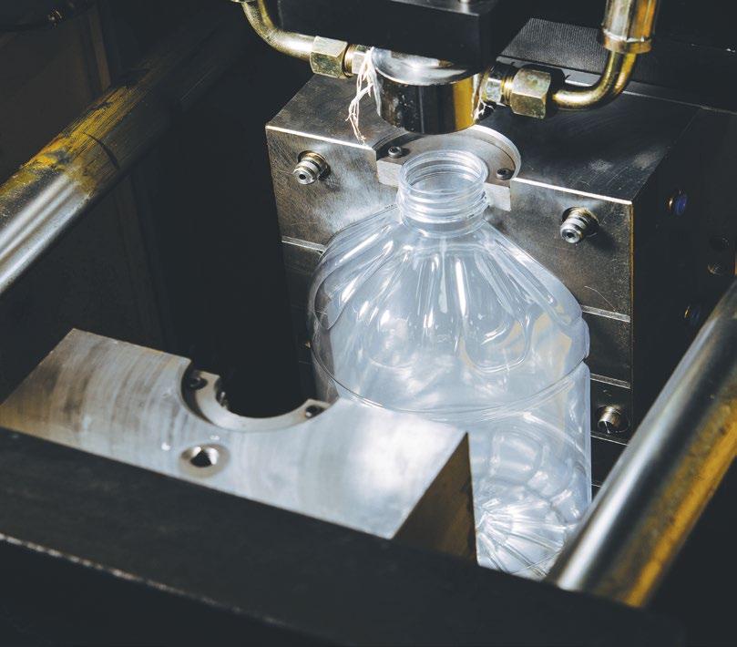 plastica Anche nello stampaggio assistito a gas, l azoto viene utilizzato come gas di assistenza: la produzione di manufatti in materiale plastico richiede un