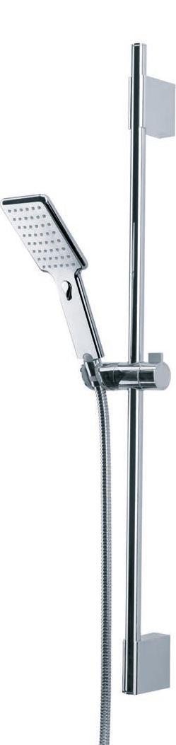 spray handshower and double interlock brass flexible hose.