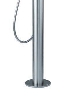 esterno in acciaio INOX AISI 316, con