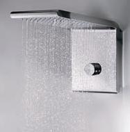 miscelata Syncro-Neb Stainless steel shower head, 3 sprays w/control knob, 1/2 M to