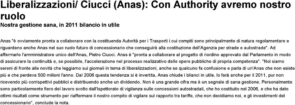 art Lettori: n.d. Diffusione: n.d. economia.