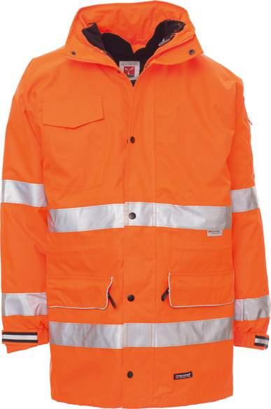 56 Alta visibilità High visibility Arancione fluo Fluorescent orange Size - - S M L