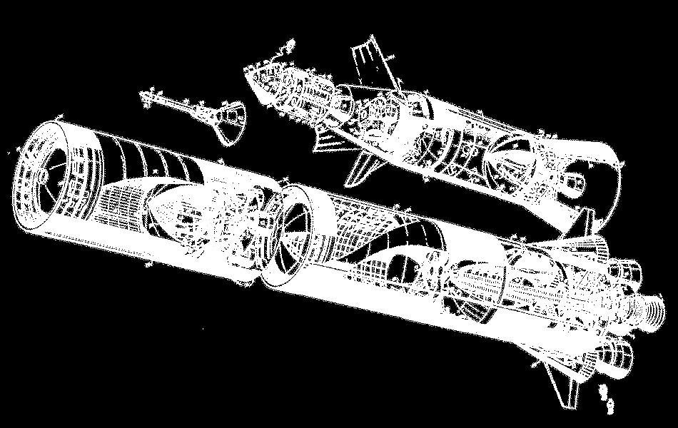 il Saturn V Tre stadi Evoluzione del Saturn I