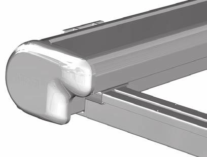 PERGOLINO Descrizione Tessuto in tensione. Azionamento elettrico con motoriduttore tubolare.