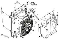 FENDER ASSY RADIATOR ASSY