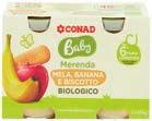 Merenda BIOLOGICA 2x125 g 1,10 RICORDIAMO CHE, PER SODDISFARE LE