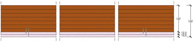 10 - STRUTTURE PORTANTI IN LEGNO - SOLAI IN XLAM CONTROSOFFITTI in lastre di gesso rivestito prove in accordo alla norma EN 1365-2 NEW 10.5 Controsoffitto CS.