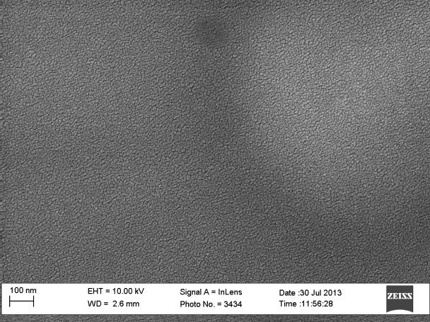 a b Figura 5. Micrografie SEM della superficie del rivestimento Al 2 O 3 300 a) 50kx, b) 100kx. Figura 6.