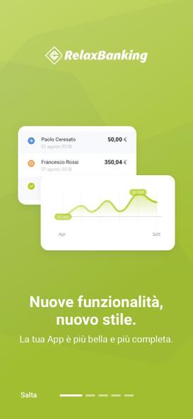 Installazione, accesso e configurazione della nuova App COME INSTALLARE CORRETTAMENTE LA APP - Cliente che ha già installato la vecchia App Mobile Il cliente deve aggiornare la App già installata sul