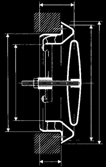 standard standard Portata di comfort per Lw < NR 30 e dimensioni Débit