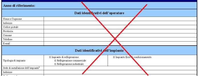 ABROGAZIONI: Registro dell apparecchiatura Al fine di raccogliere le informazioni contenute nei registri di cui all articolo 6 del regolamento (UE) n.