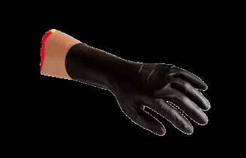 HI RISK HIGH RESISTANCE WITH X-LONG CUFF, NITRILE POWDER FREE GLOVES. Disposable, ambidextrous. % Latex Free. Increased thickness and length.