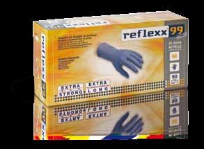 NITRILE POWDER FREE GLOVES Extra Long. Disposable, ambidextrous. % Latex Free. Long cuff for better protection pulling the wrist over the garments.