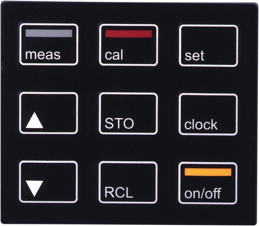12 Panoramica di Portavo 904(X) COND Tastiera I tasti della tastiera a membrana possiedono un punto di pressione evidente.